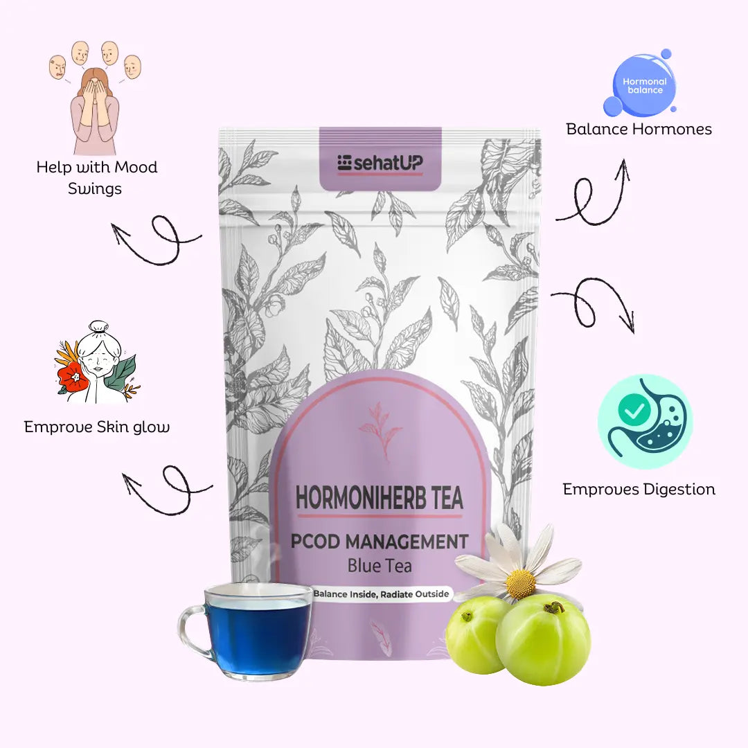 Her Menses & HormoniHerb Combo | Natural Period Care & Hormonal Wellness