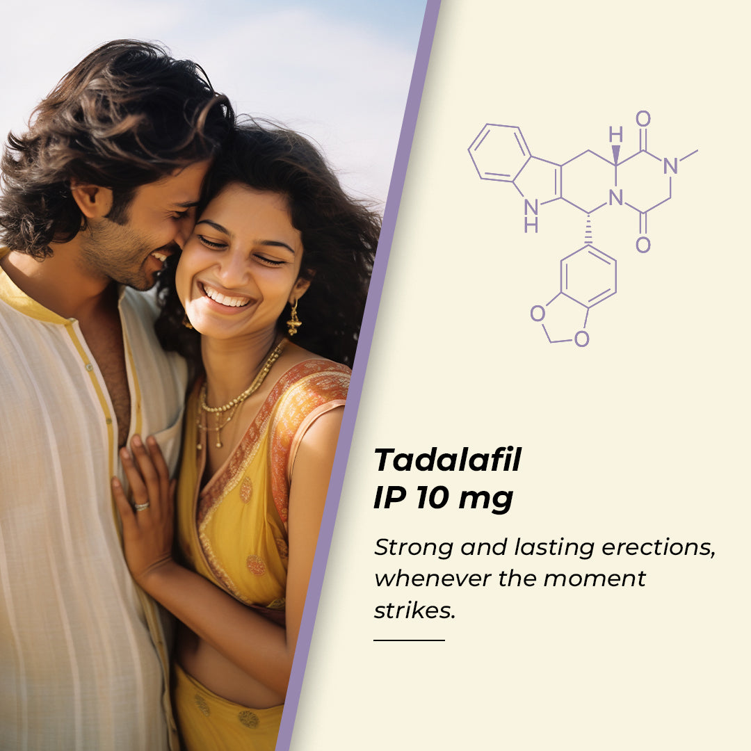 Tadalafil IP 10 mg (Hard 10)(Pack of 2)