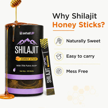 Shilajit Honey Sticks