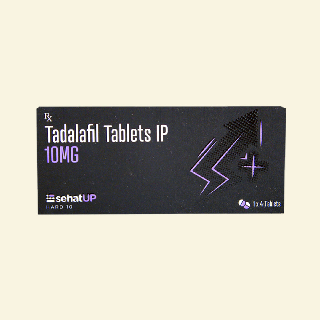 Tadalafil IP 10 mg (Hard 10)(Pack of 2)