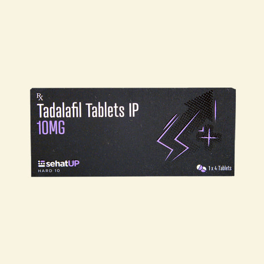 Tadalafil IP 10 mg (Hard 10)(Pack of 2)