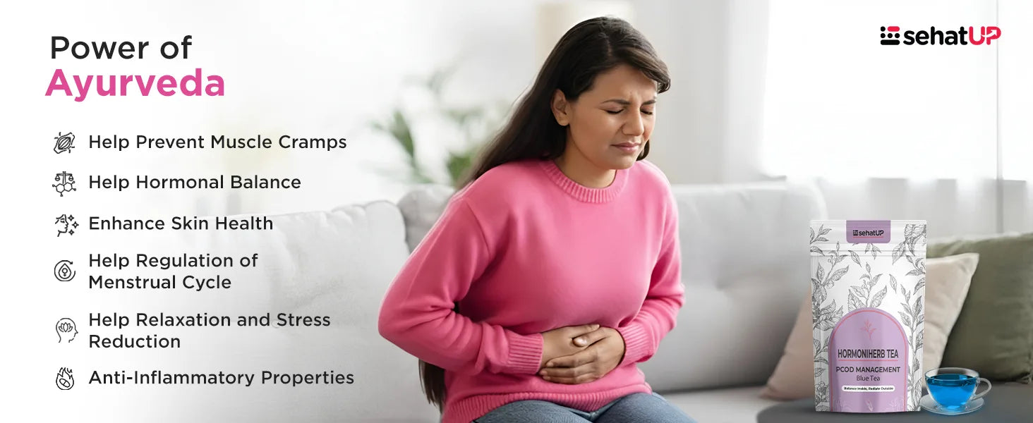 Empower Your Wellness: PCOD Management with Herbal Blue Tea