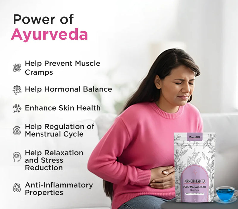 Empower Your Wellness: PCOD Management with Herbal Blue Tea