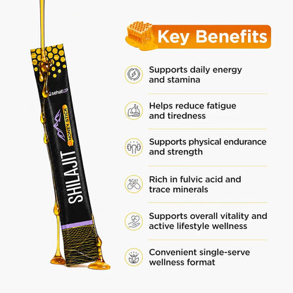 Shilajit Honey Sticks