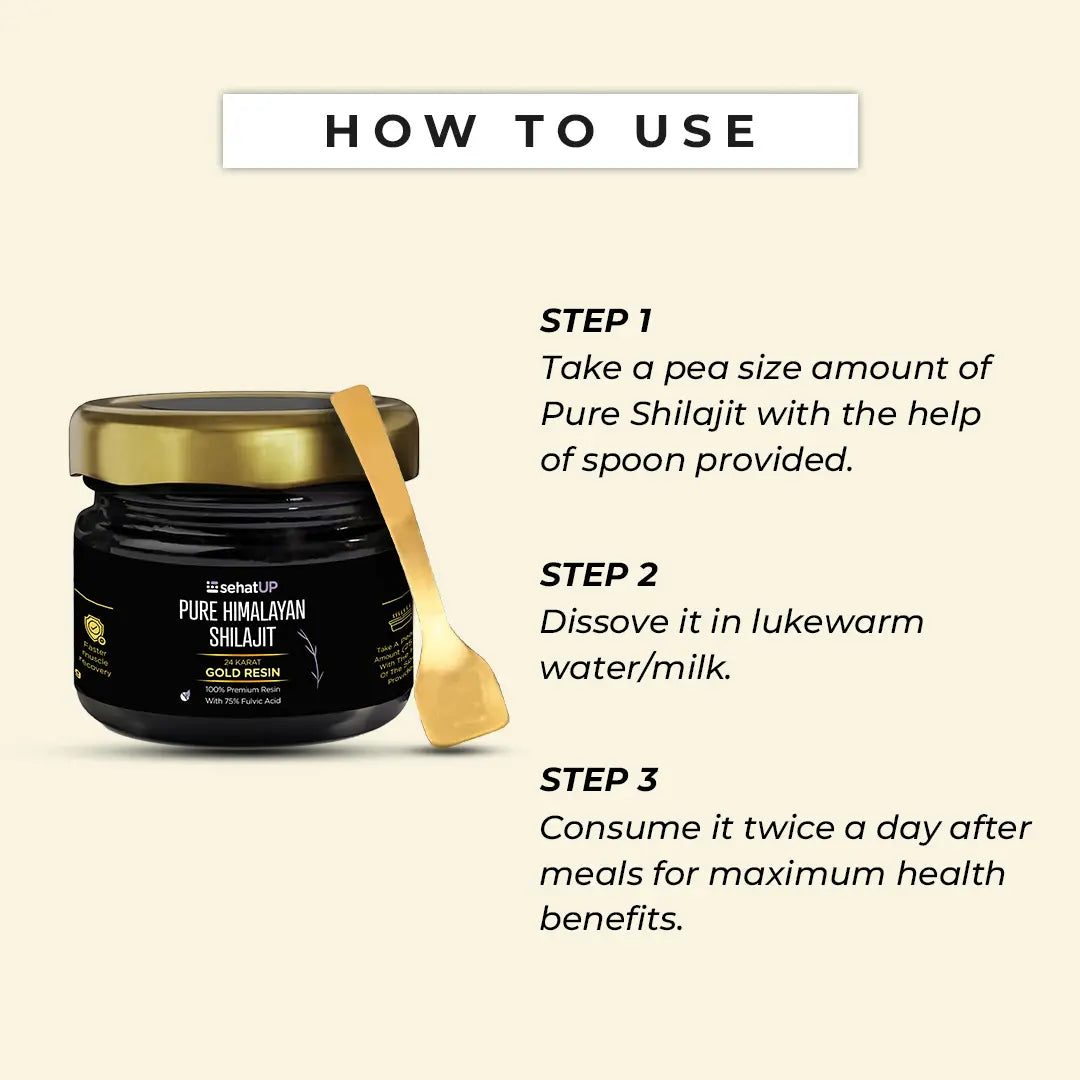 Pure Himalayan Shilajit Resin – 20g | SehatUP