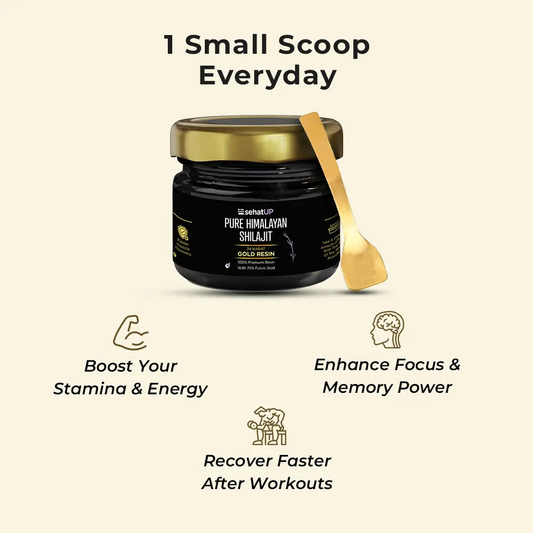 Pure Himalayan Shilajit Resin – 20g | SehatUP